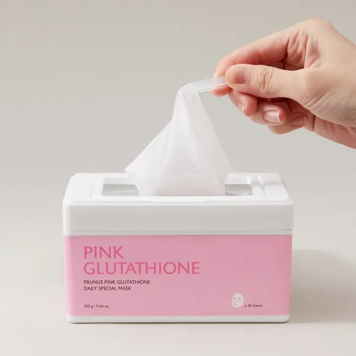 [30 Sheets] Western Plum Pink Glutathione Daily Special Mask