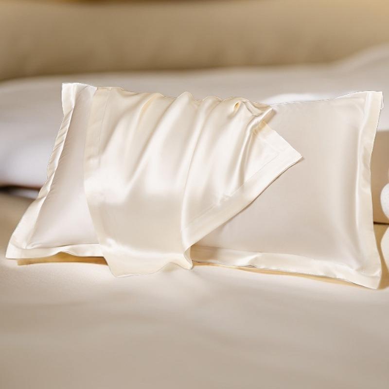 Charm Momme Anti-wrinkle Soft Protect Hair Skin Pillowcase Skin-friendly 48cm*74cm Artificial Silk Pillow Case PillowCase Luxury Mulberry For Bed