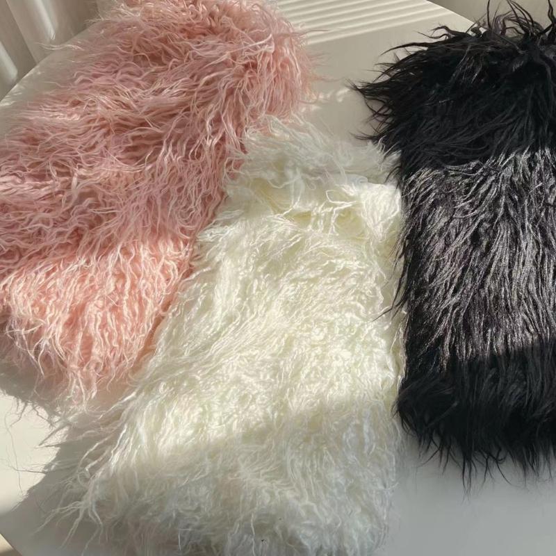 Gothic 80s Party Dance Legwarmers Autumn Winter Plush-Leg Warmers Lolita-Socks Furry Long Boot Socks Gift for Women Girl