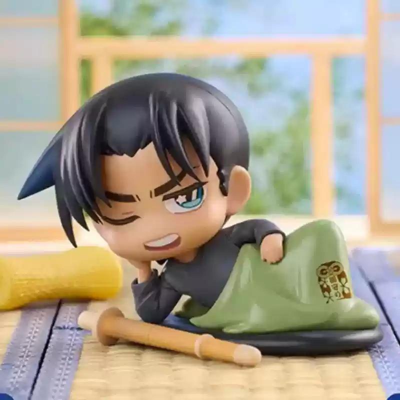 Genuine GOODS Detective Conan Cloth Group Series Intersting Box Shinichi Mauryan Kiddo Hand Figure Ornament