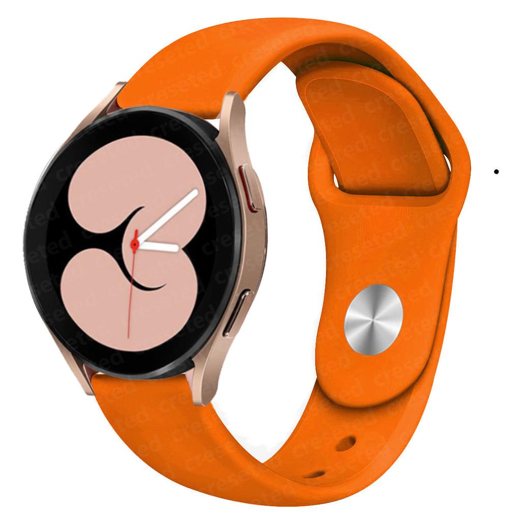 20mm/22mm Watch Straps For Samsung Galaxy watch 7/6/4/classic/5 Pro/Gear S3 Silicone bracelet Huawei watch GT 2/2e/pro/3/4 band