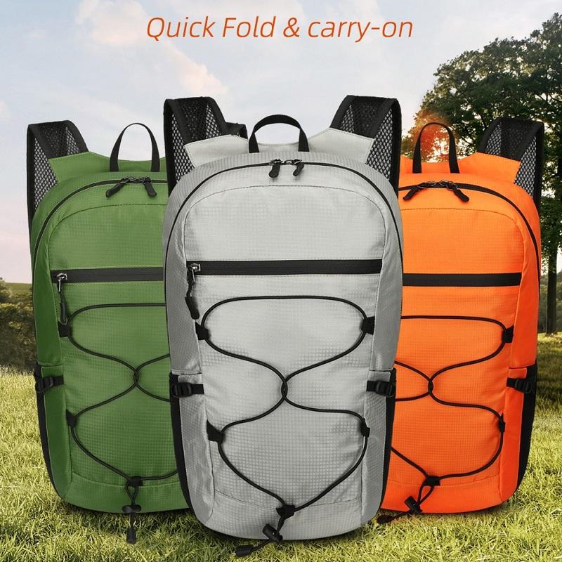 Foldable Backpack, Waterproof Mountaineering Bag, Casual Outdoor Large Capacity Travel Backpack