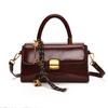 Trendy Retro Small Square Bag Trendy Texture Shoulder Messenger Bag Premium Light Luxury Portable Women's Bag