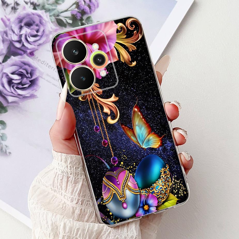 For Realme 15 Case Realme15 Pro RMX5101 Luxury Fashion Painted Cover Soft Slim Phone Case For Realme 15 Pro 5G Back Cover Bumper