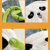 Cute Panda Plush Shoulder Bag Soft Bamboo Handle Crossbody Bag Cartoon Animal Handbag Suitable For Kids And Adults Holiday Gifts