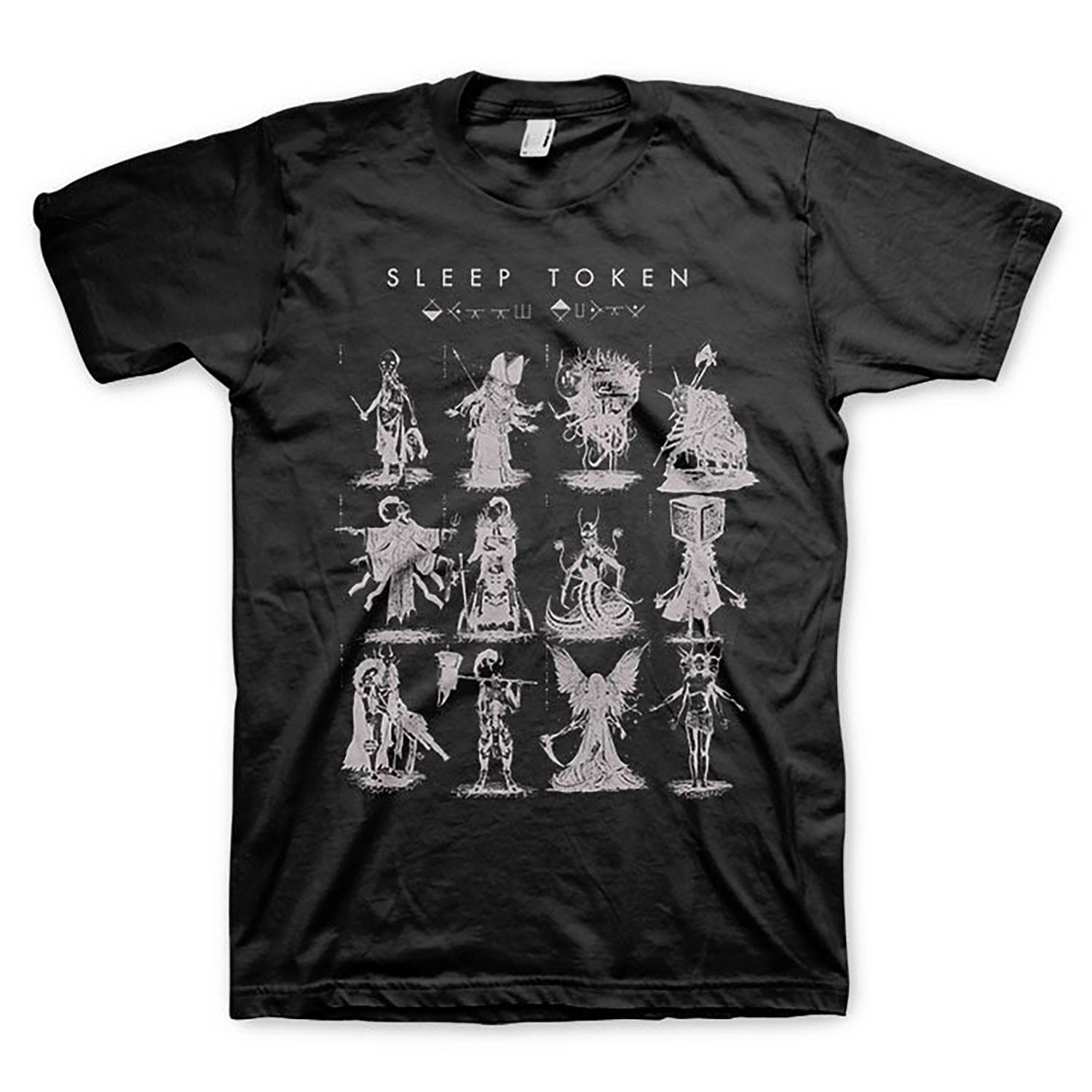 Men s Sleep Token Invert T-shirt Small Black S