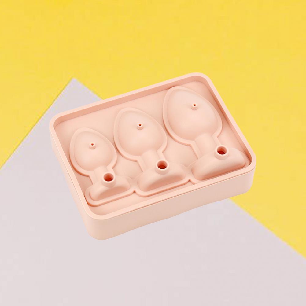 Unique Drink Accessory Novelty Ice Mold Humorous Butt Plugging Ice Cube Tray for Whiskey Cocktails Candy Funny Diy for Party