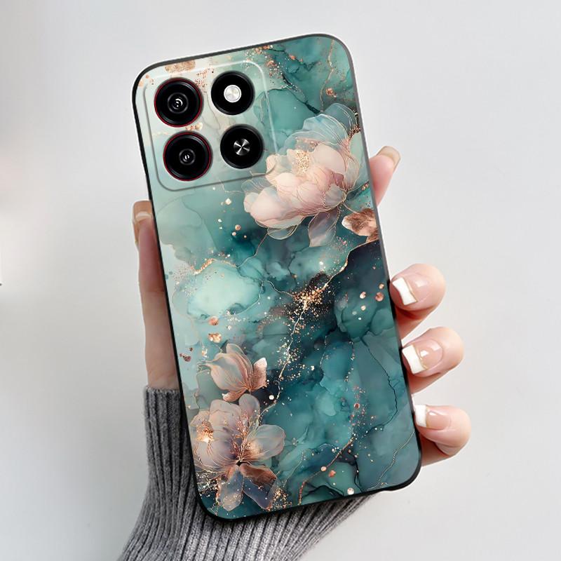 For ZTE Blade A35 Case Cute Cool Fashion Silicone Soft TPU Cover For ZTE Blade A55 Cases Blade A35 Back Cover Shockproof Bumper