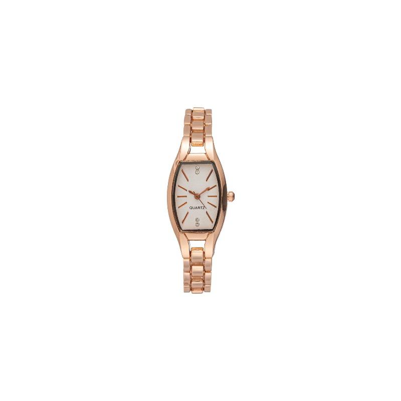 Simple retro wine barrel-shaped women s watch, niche stainless steel bracelet watch, quartz women s watch