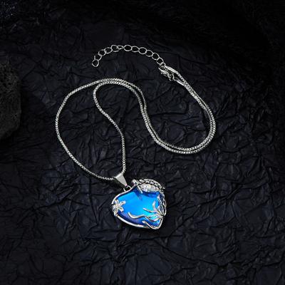 Colar Pingente Exquisito Moda Estilo Oceano Tartaruga Estrela do Mar Forma de Coração Mulheres Noivado Festa de Aniversário Zircônia Presente