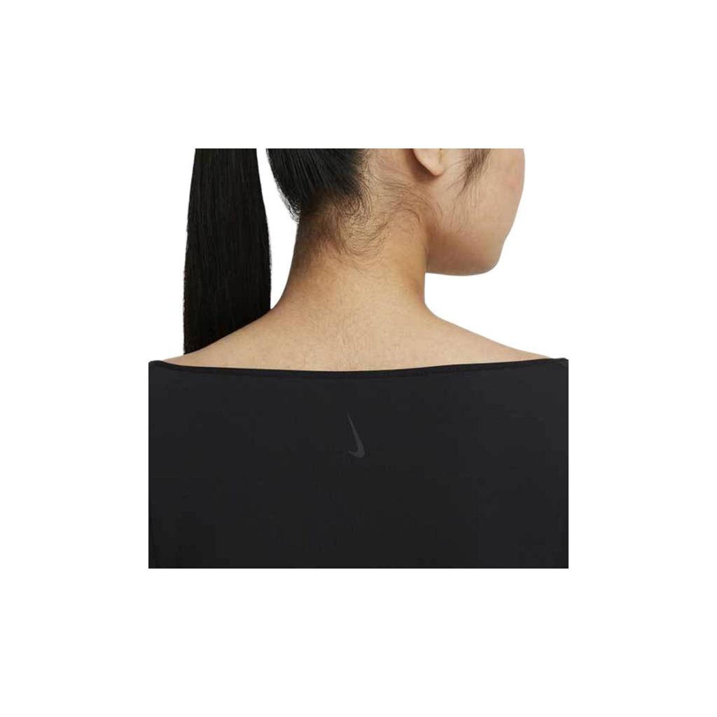 Nike Long Sleeve Training Pullover Women Tops Black DA0720-010