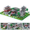 Ancient Suzhou Garden Micro-particle Building Blocks High Difficulty Puzzle Building Blocks Toys Series for Boys and Girls