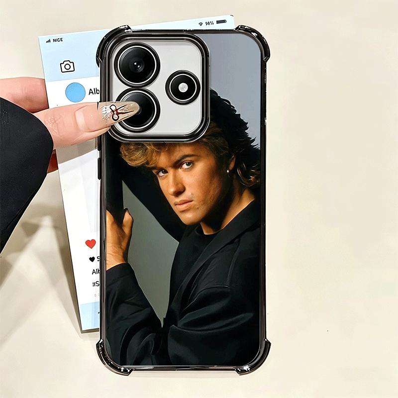 George Michael Soft Phone Case For Xiaomi Poco X7 X8 Pro Max X6 X5 X3 F8 Ultra F7 M8 M7 M5S Redmi 15C 15A 15 14C 13C 12C 13 12