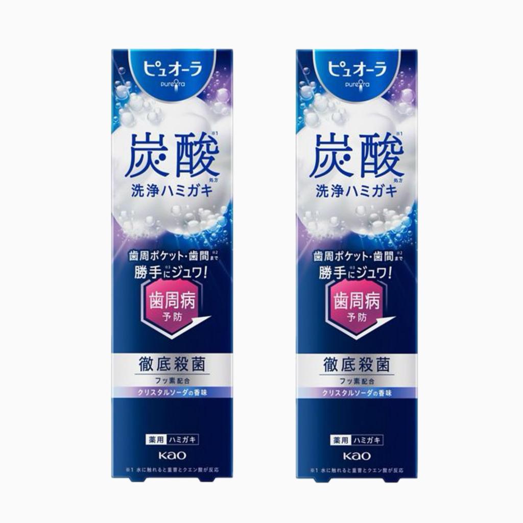 Pure Aura Carbonated Cleansing Toothpaste (95g X 2) Toothpaste Cleansing Detergent Toothpaste Periodontal Pocket Care Medicinal Toothpaste