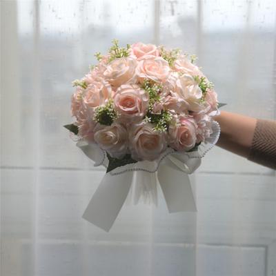 Bridal Wedding Bouquets Artificial Roses Flowers Romantic Accessories for Party