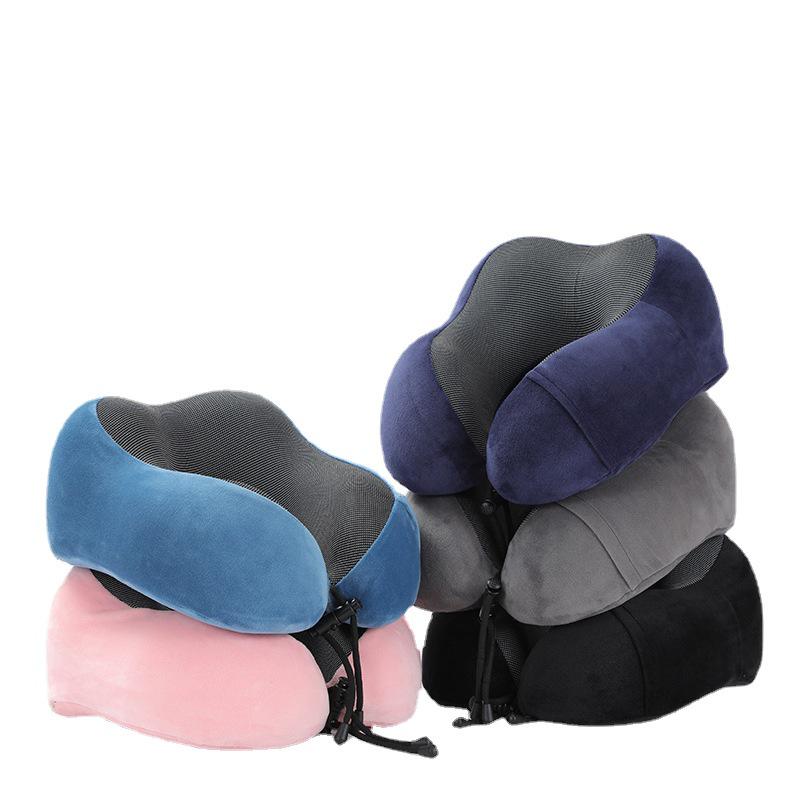 Hump-Shaped Memory Foam U-Shaped Neck Pillow for Office, Travel, and Business Trips