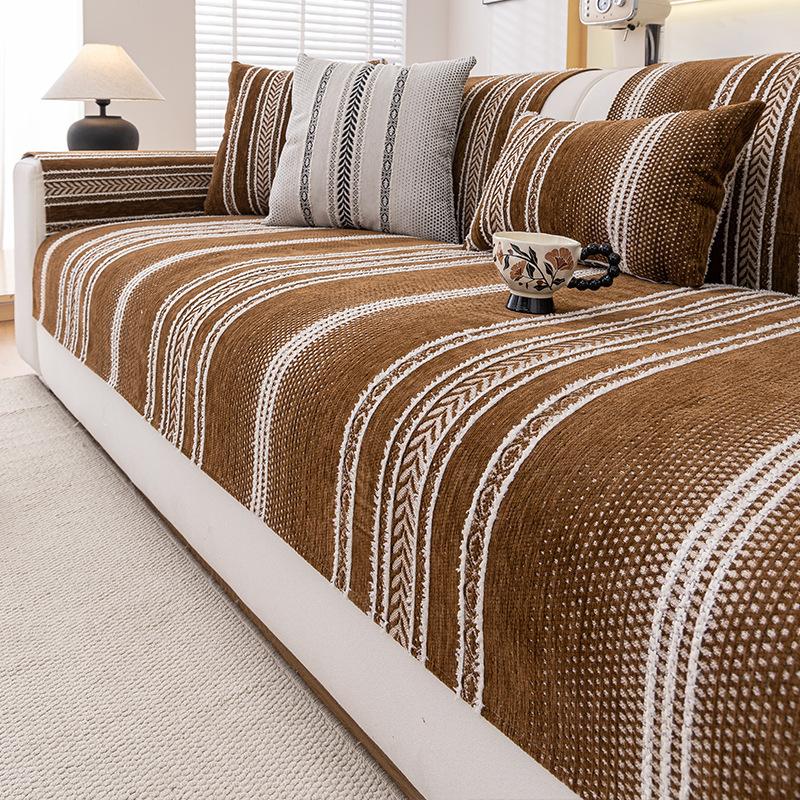 New Sofa Cushion, Universal In All Seasons, Non-Slip And Dirt-Resistant Seat Cushion, High-End Chenille Sofa Cover Cover Cloth