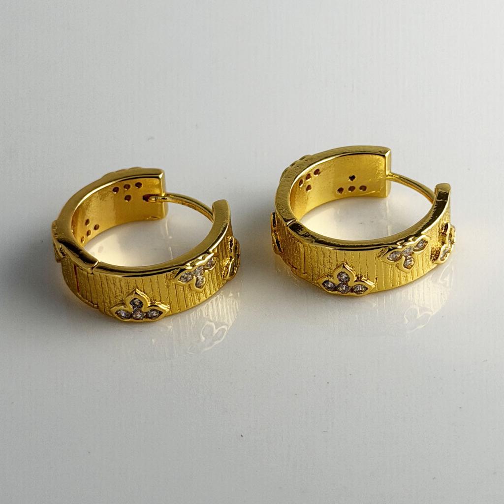 Xiaomi 925 Sterling Silver Vintage Earrings For Women Trendy Simple Geometric Gold Earring Jewelry Prevent Allergy Party Accessories