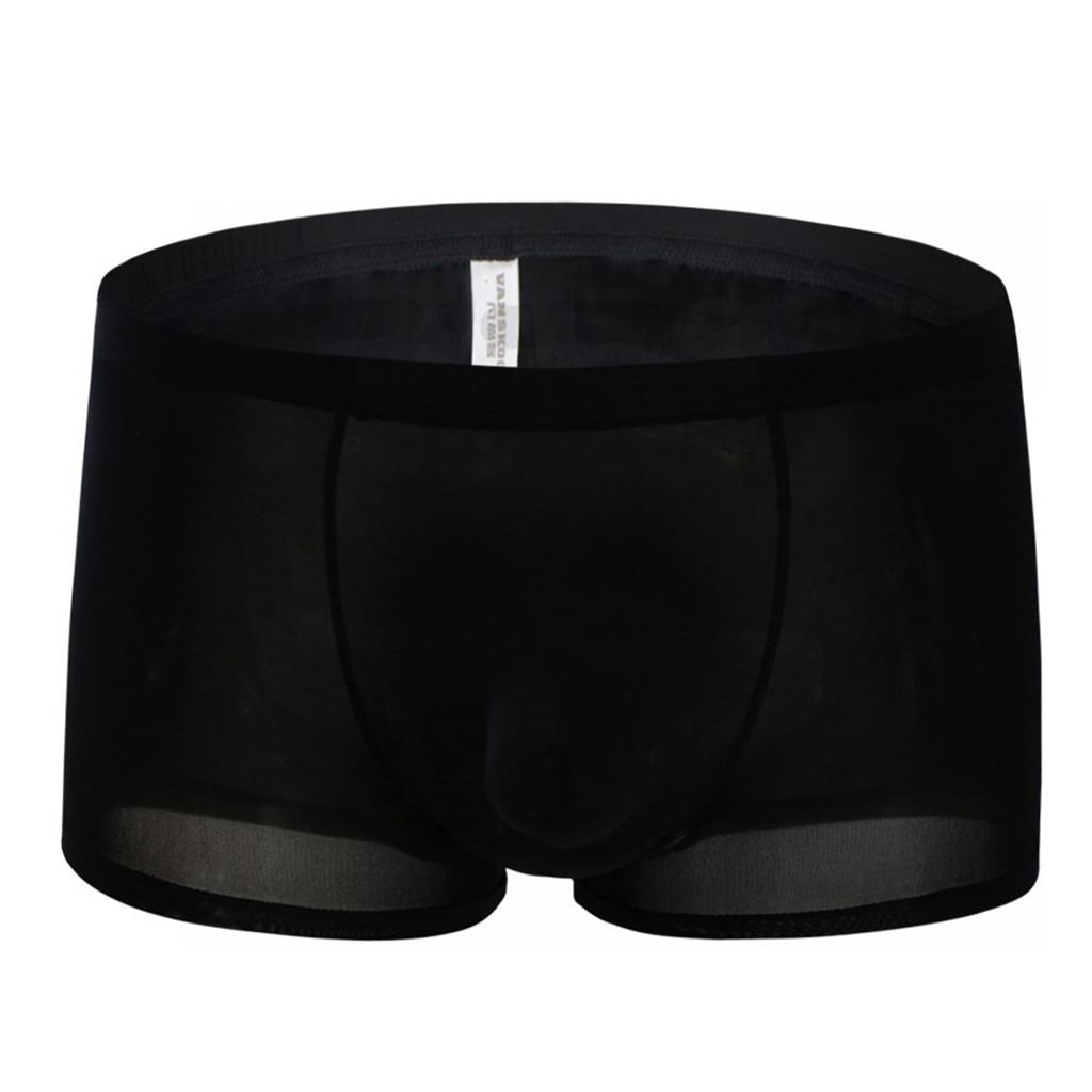 Elephant Nose Ice Silk Underwear JJ Flat Corner Men's Shorts