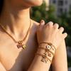 European and American Fashion Ins Wind Diamond-encrusted Love Mango Star DIY Diverse Pendant Knotted Bracelet Necklace Versatile Jewelry 2026