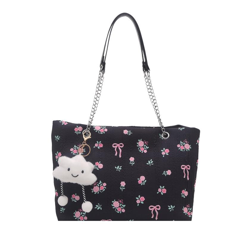 Niche design large capacity bucket bag spring new fashion trend chain oneshoulder crossbody women's bag