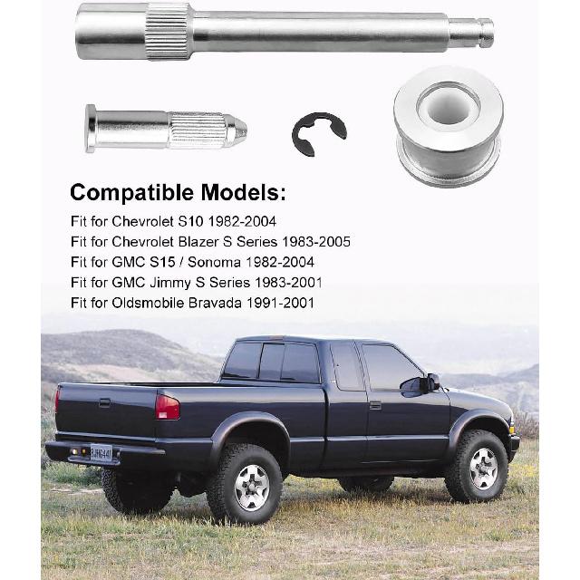 Door Hinge Roller Pin Repair Kit Fit for Chevrolet S10 Chevrolet Blazer GMC S15 Jimmy Sonoma Bravada Oldsmobile 1982-2005, Stainless Steel Door Hinge