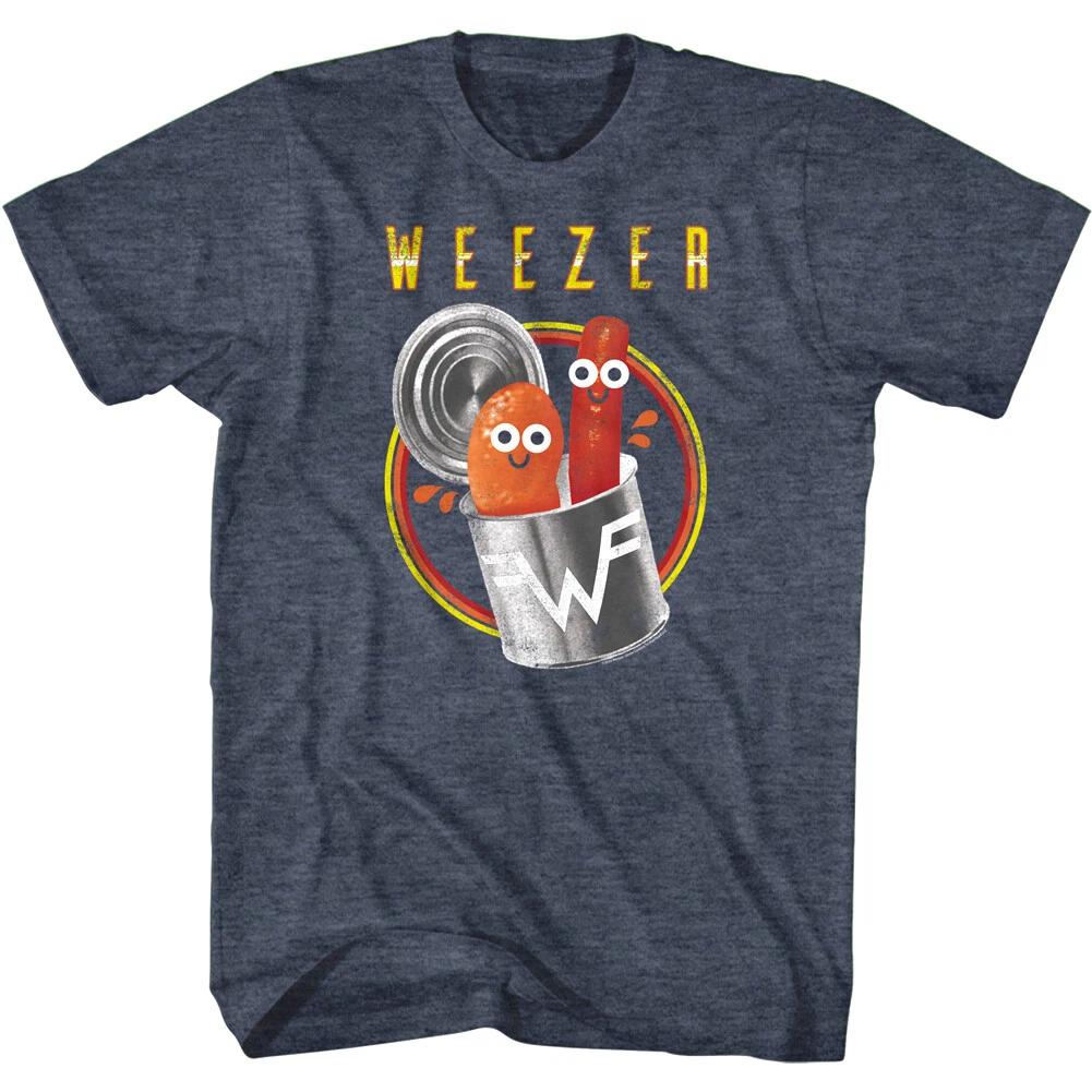 Weezer Свинина и Фасоль Мужская Футболка Колбаса Красный Альбом Альтернативный Рок Песня M