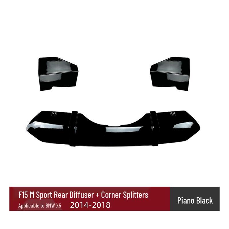 Compatible with BMW X5 F15 M Sport: Front Lip, Rear Spoiler, Top Spoiler, Grille, Side Skirt, Rear Bumper Body Kit.