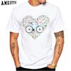 Father Takes Son Ride A Motorcycle Print T-Shirt Summer Men Short Sleeve Funny Bike Soprt White Casual Tops Hip Hop Boy Tees