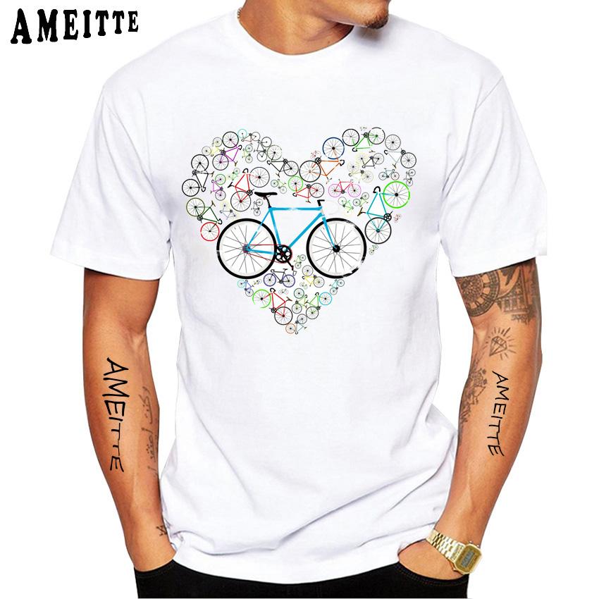 Father Takes Son Ride A Motorcycle Print T-Shirt Summer Men Short Sleeve Funny Bike Soprt White Casual Tops Hip Hop Boy Tees