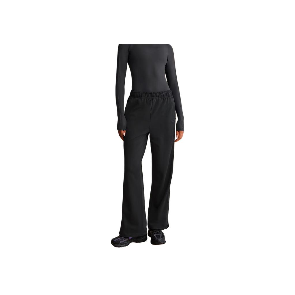 Nike SKIMS Matte Tricot Side Snaps Pant Obsidian Women Bottoms Black BO-WLG-3533-OBD