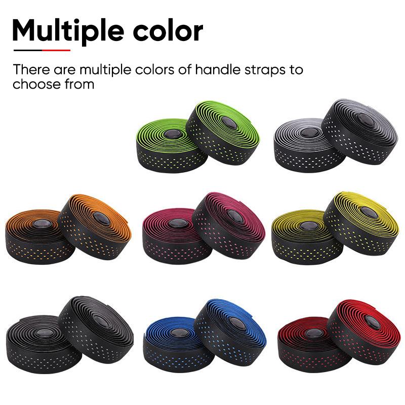 Road Bicycle Handlebar Tape Comfortable Racing Bike Drop Bar Tape Soft PU+EVA Material Bike Tape Non-slip Cycling Accessories