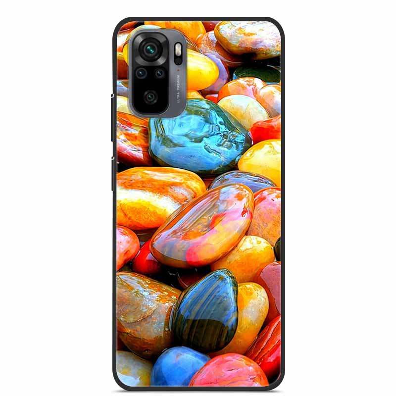 Dla Xiaomi Redmi Note 10S Case silikonowa tylna okładka etui na telefony dla Xiaomi Redmi Note10T 2021 miękki futerał uwaga 10S 10T 10 T S Coque