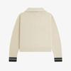 Fred Perry [womens] Half Zip Knit   Oatmeal Afpf2438134 691