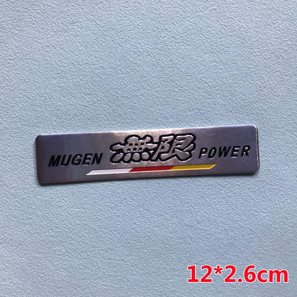 AAALZ1 Aluminum Car Body Fender Trunk Decal Badge for Honda Civic FIT Accord CRV CRZ CRX HRV Odyssey City B-Series D-Series H-Series Rs