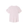 Anta Champion All-Weather Series Solid Color Round Neck Short Sleeve T-Shirt Women Tops Pink 162330102-5