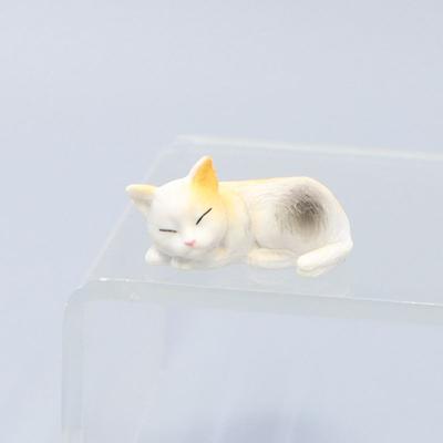 Cute Cartoon Cat Aquarium Ornaments Lovely Artificial Cat Figurine Monitor Desk Edge Creative Decorations
