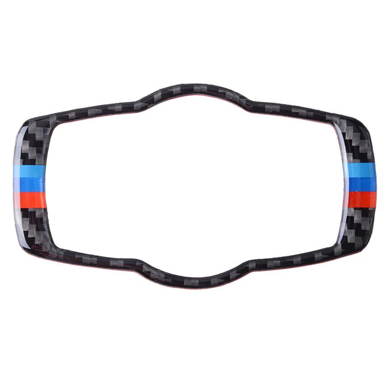 Fit For BMW 3 Series E90 E92 E93 2005-2012 1PC Real Carbon Fiber Headlight Switch Panel Trim Sticker Car Internal