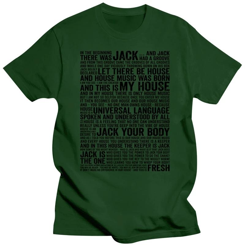 T-shirt Unisexe Au Commencement Il Y Avait Jack Deep Funky Tech Electro House DJ Harajuku Hauts Mode Classique Unique t-Shirt Unisexega