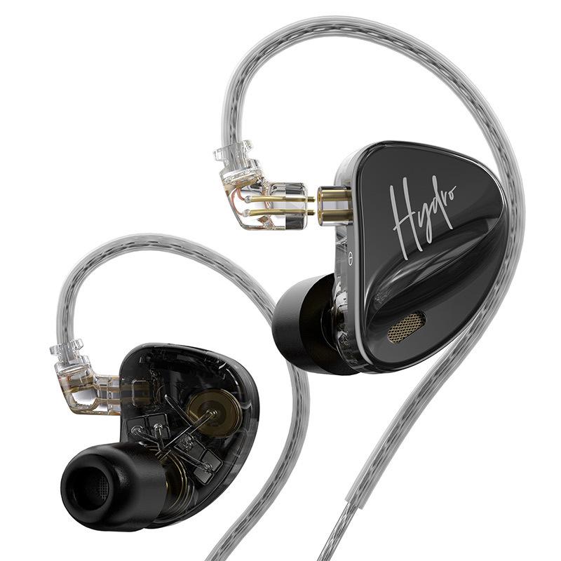 CCA Hydro 20-Unit Dynamic-Balanced Armature HIFI In-Ear Audiophile Earphones with In-Line Remote for Streamers