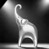 Stainless Steel Elephant Brooch Simple Atmosphere High-End Pin Temperament Personalized Clothing Accessories