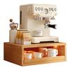Solid Wood Dining Table Cup Holder & Storage Rack for Mugs, Coffee & Tea Cups