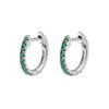 CRMYA Copper Gold Plated Earring Set For Women Color CZ Zircon Piercing Clip Hoop Dangle Earrings For Women Jewelry Wholesale