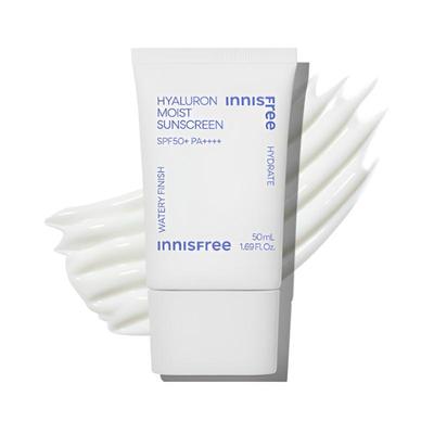 Hyaluron Feuchtigkeit Sonnenschutz LSF50+ PA++++ 50 ml - Feuchtigkeitsspendende tägliche Basiscreme mit frischem Finish