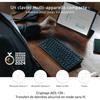 Clavier - CHERRY - KW 9200 MINI - Compact - Bluetooth - Rechargeable - Multi-Appareils
