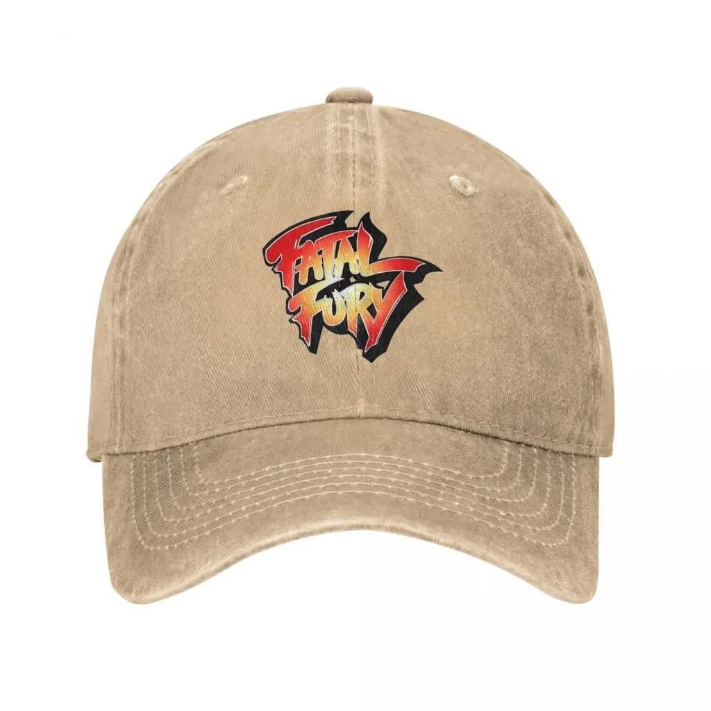 Fatal Fury Logo Baseball Caps Merch for Unisex Women Fashion Headwear Trucker Hat Adjustable