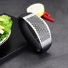 Stainless Steel Ring Garlic Press & Mincer – Home Essential Tool 
