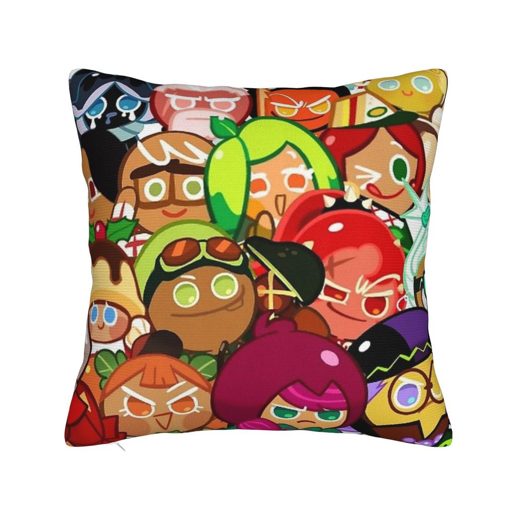 Milky Way Cookie Pillowcase Polyester Cushion Cover Decorations Cookie Run Kingdom Throw Pillow Case Cover Home Square 18'
