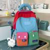 School Bag New Dopamine Backpack for Women, Large Capacity Color-Block Casual Travel Lightweight Backpack for Middle and High School Students
