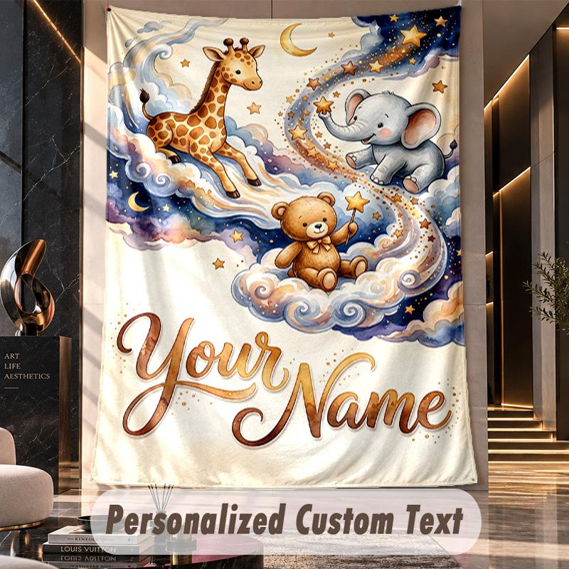 Space Cosmic (40) Theme Custom Tapestry Personalized Custom Name Text Wall Hanging Tapestry Home Decor Background Cloth